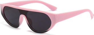 Generic Mens Outdoor Sports Sunglasses Commuter Vacation Womens Sun Glasses(Pink)