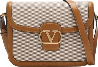 Valentino Elegante Schoudertas voor Werk - Dames - Schoudertassen - Beige - ONE Size - Tassen