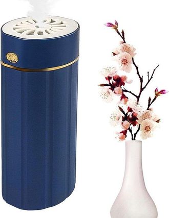 No Brand Humidificador Para Coche, Humidificador Usb, Humidificador Peque&ntilde;o De Vapor Fr&iacute;o, Luz Ambiental Colorida, Ambientador De Aire Para Coche Con Aromatera