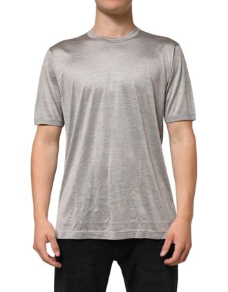 Dolce & Gabbana Beige Hazelnut Cotton Shortsleeve Shirt Mens T-shirt