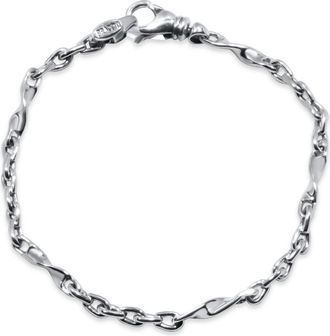 Pompeii3 Mens Link 14k Gold (12gram) or Platinum (19gram) 4mm Bracelet 8.25