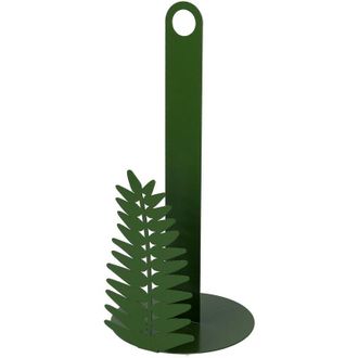 Vacchetti Vacchetti - Portascottex Met&aacute;lico Hoja De Laurel Verde Oscuro Redondo &Oslash;15h33