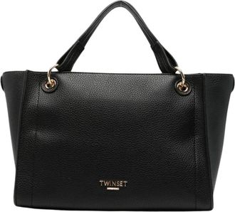 Twinset Tote Bag - Dames - Shoppers - Zwart - ONE Size - Leer - Tassen