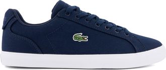 Dune London Lacoste Mens Lerond - Logo Detail Trainers - Navy Leather - Size UK 7
