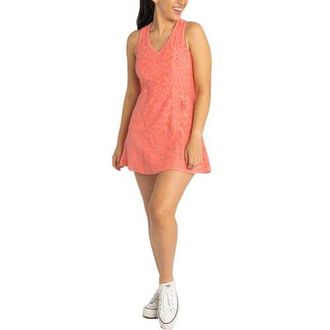 Lusso Womens Lusso Pink St. Louis Cardinals Tess Cheetah V-Neck Racerback Dress at Nordstrom, Size Xx-Large