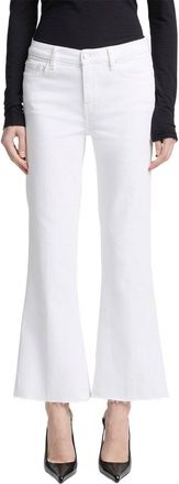 7 For All Mankind Cropped Dojo Salt Flare Leg Jean