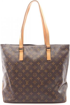 Louis Vuitton Brown Monogram Monogram Leather Handbag Tote Bag (Pre-Owned)