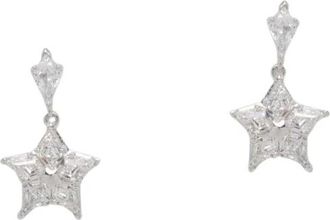 Swarovski Earrings - Dames - Oorbellen - Grijs - ONE Size - Accessoires