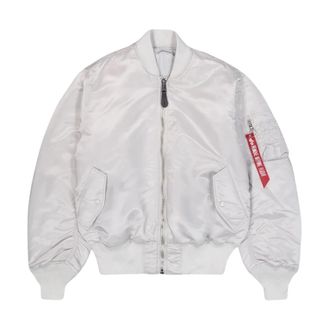 Alpha Industries Pastel Grey Ma-1 Bomber Jas - Heren - Bomber jackets - Grijs - L - Jassen