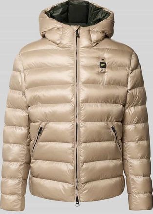 Blauer Steppjacke mit Zweiwege-Reißverschluss Modell ADAMS in Sand, Größe XXXL