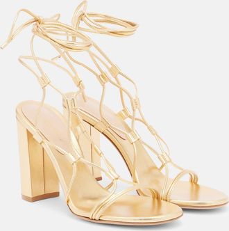 Gianvito Rossi 95 leather sandals