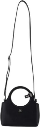 Courr&egrave;ges Day Mini Bag - Dames - Handtassen - Zwart - ONE Size - Leer - Tassen