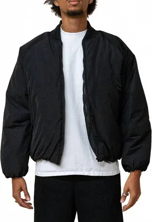 EPTM. Bubble Bomber Jacket In Black