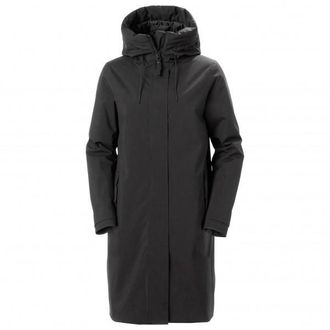 Helly Hansen Victoria Insulated Rain Coat Mantel f&uuml;r Damen | schwarz