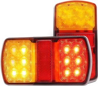 OEM Juego De 2 Luces Traseras Para Coche, Furgoneta, Remolque, Cami&oacute;n, 12v
