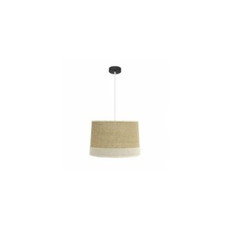 Fabrilamp Colgante De Saco Con Acabados En Beig Modelo Tietar Fabrilamp
