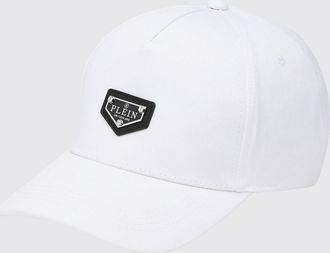Philipp Plein Cappello da baseball in cotone con logo frontale a contrasto