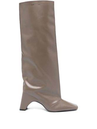 Coperni 75mm Bridge boots - women - Calf Leather/Calf Leather/Calf Leather - 37 - Brown