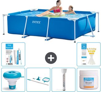 Intex Piscina Con Estructura Rectangular - 220x150x60 Cm - 7-piezas S22342