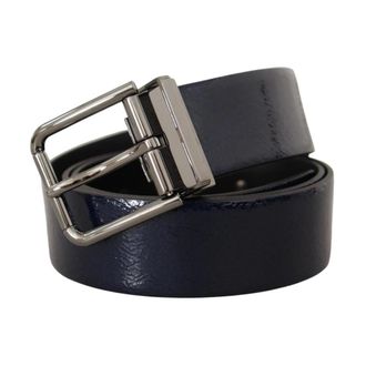 Dolce & Gabbana Heren, Accessoires, Blauw, Maat: ONE Size Leer