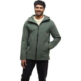 tentree Nimbus Rain Jacket in Deep Olive at Nordstrom, Size Xx-Large