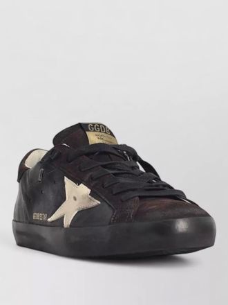 Golden Goose superstar lace up nappa leather sneakers