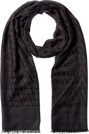Valentino Silk & Wool-Blend Stole