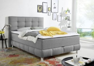 Inosign Boxbett »Vaasa« inkl. Bettkasten & Topper, XXL-Ausführung, Überlänge 220 cm