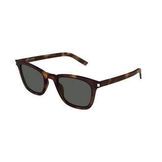 Saint Laurent SL 716 Slim 003 Zonnebril - Dames - Accessoires - Bruin - Maat: 50 MM
