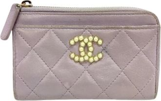 Chanel Pre-owned Portamonete Vintage - - Pre-owned - Donna - Viola - ONE SIZE