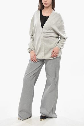 SA SU PHI Cardigan in Lana Vergine con Doppia Abbottonatura Sa Su Phi
