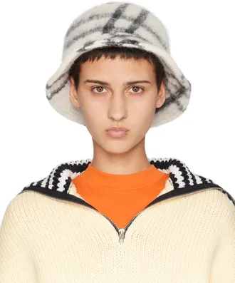 帽子 MARNI WOOL BUCKET HAT Wool Bucket Hat in Burgundy – SVRN