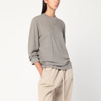 Fear of God Grey cotton-blend top