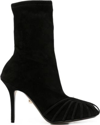 Alev&igrave; Schoenen, Dames, Zwart, 37 1/2 EU, Heeled Boots