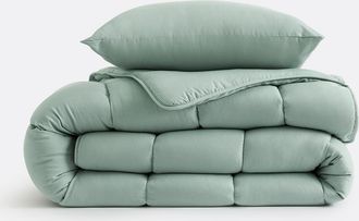La Redoute Interieurs Set van getemperd dekbed en kussen(s) Kleur
