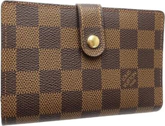 Louis Vuitton Pre-owned Wallets, female, Brown, Size: ONE SIZE Pre-owned Vintage Canvas Wallet