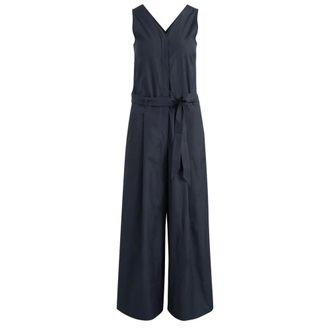 Max Mara Jumpsuits, female, Blue, Size: 2XS Smmcentro Jumpsuit