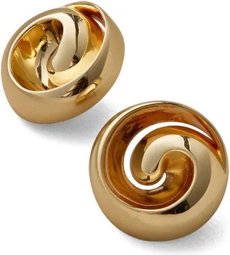JENNY BIRD Renzo Stud Earrings in High Polish Gold at Nordstrom