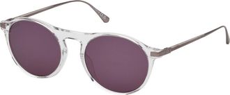 Web Eyewear Web WE0346 26A Mens Sunglasses Clear Size 52