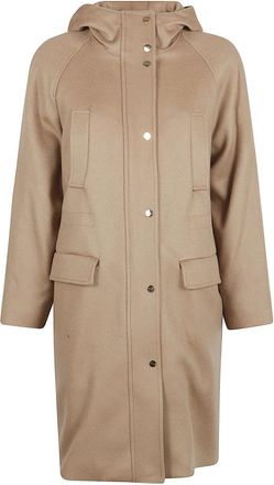 Max Mara Jassen, Dames, Bruin, S, Wol, Alcade Parka