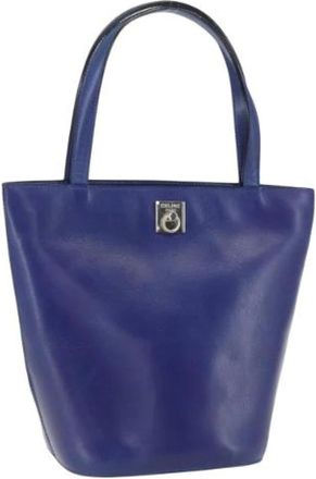 Celine Pre-owned Handbags, female, Blue, Size: ONE SIZE Pre-owned Vintage Handbag