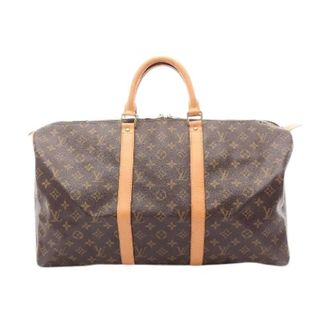 Louis Vuitton Pre-owned Keepall 50 Monogram Coated Canvas Boston Bag - unisex - Louis Vuitton Vintage - Vintage Weekend Bags - Brown - ONE SIZE - Pre-owned