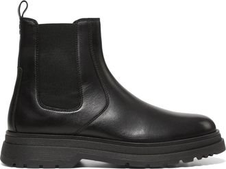 Marc O'Polo Black Martin 12A Leather Chunky Sole Boots