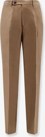Corneliani Pantaloni Regular in lino - CORNELIANI - gender_Man