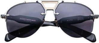 Jacques Marie Mage pilot-frame sunglasses - Grey