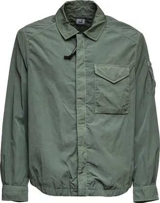 C.P. Company Chrome R Zipped Lens Overshirt