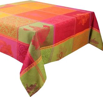 GARNIER-THIEBAUT Mille Tutti Frutti Sangria Round Tablecloth