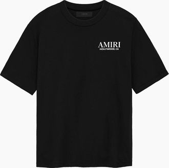 Amiri Mens Bones Stacked Tee Black - Size: 40