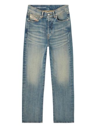 Diesel Blue Distressed cotton jeans