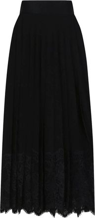 Dolce & Gabbana Rokken, Dames, Zwart, XS, Modieuze Zwarte Rok met Uniek Ontwerp